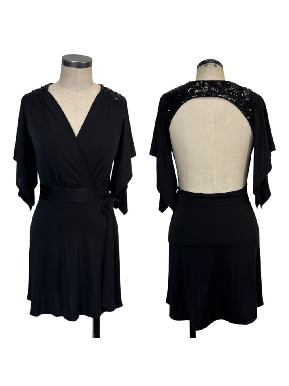 Vintage Fredericks of Hollywood Dress Small Black